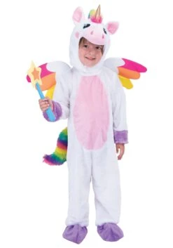 Rainbow Unicorn Costume For Toddlers -Halloween Costumes toddler rainbow unicorn costume alt 3