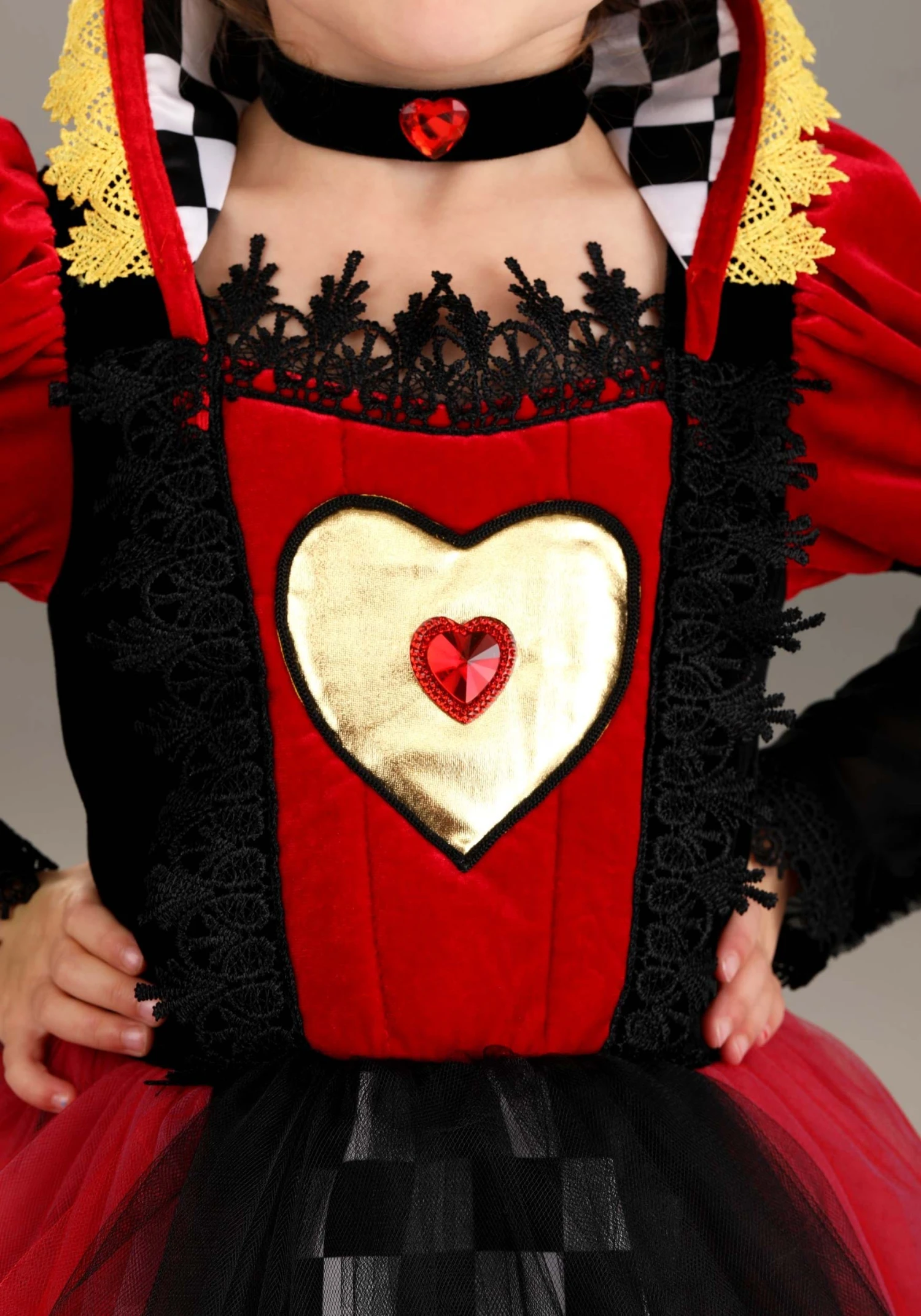 Ravishing Queen Of Hearts Costume For Toddlers 7 Ravishing Queen Of Hearts Costume For Toddlers - Image 5