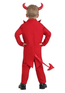 Red Devil Suit Costume For Toddlers 5 Red Devil Suit Costume For Toddlers -Halloween Costumes toddler red devil suit costume alt 1