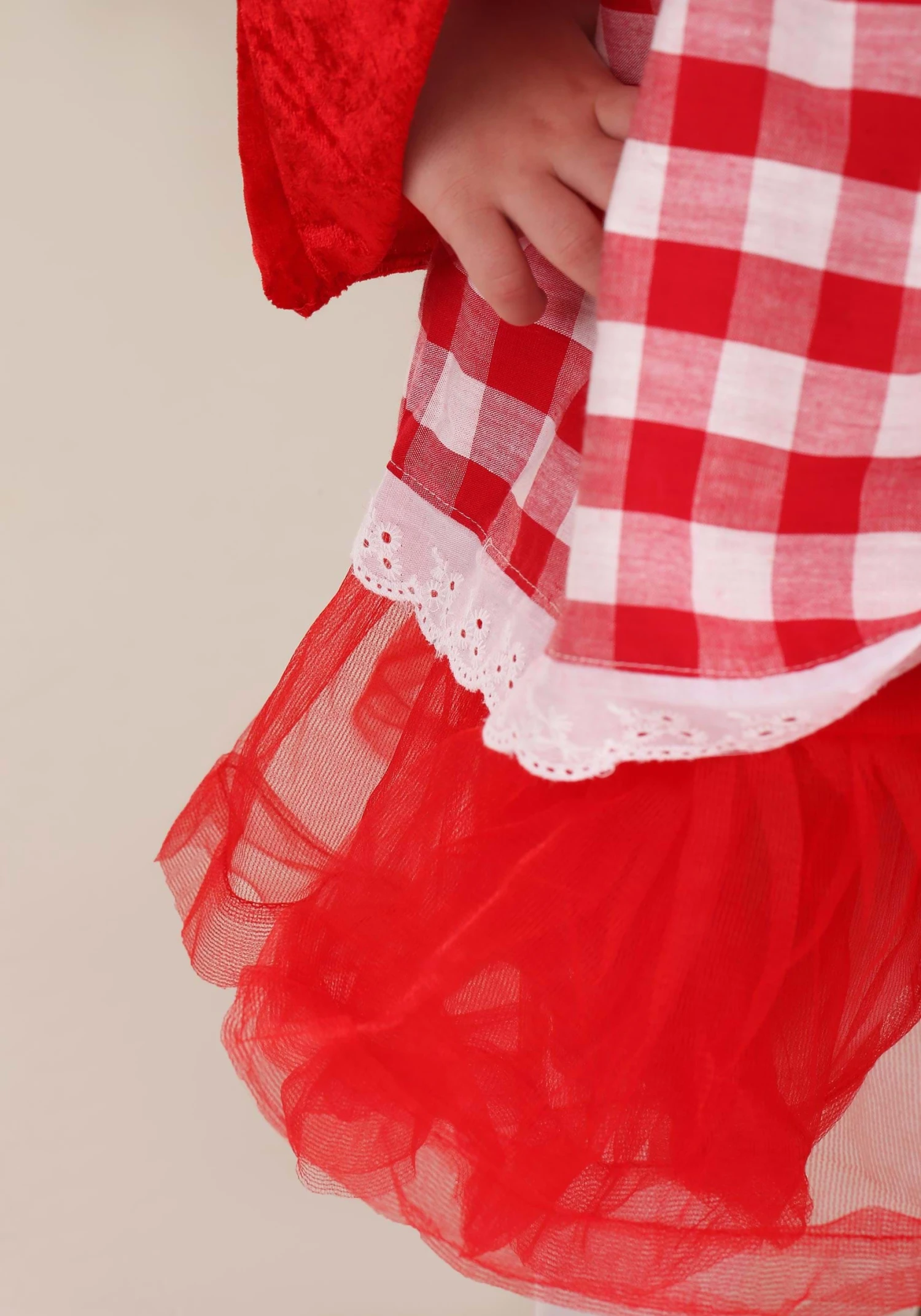 Toddler Red Riding Hood Tutu Costume 5 Toddler Red Riding Hood Tutu Costume - Image 3