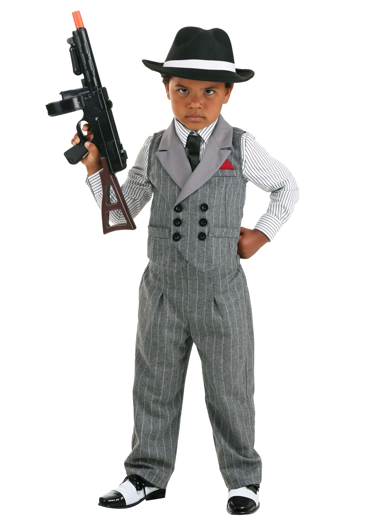 Ruthless Gangster Costume For Toddlers 3 Ruthless Gangster Costume For Toddlers