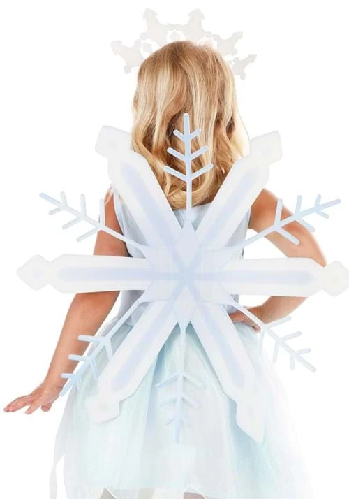 Girl's Shimmering Snowflake Toddler Costume 6 Girl's Shimmering Snowflake Toddler Costume - Image 4
