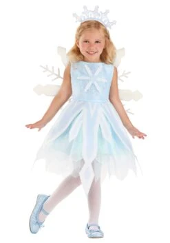 Girl's Shimmering Snowflake Toddler Costume