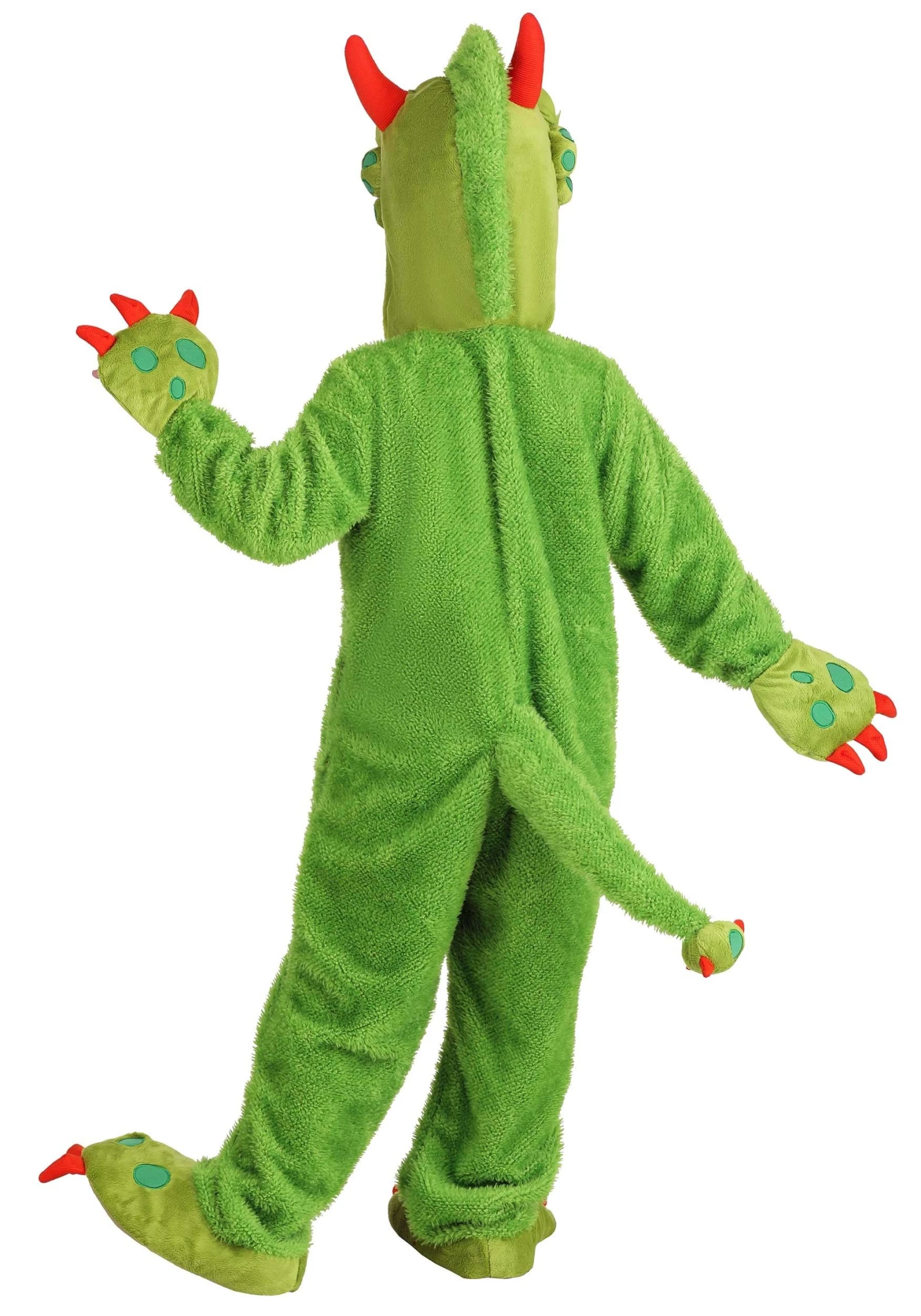 Spotted Green Monster Costume For Toddlers 4 Spotted Green Monster Costume For Toddlers - Image 2