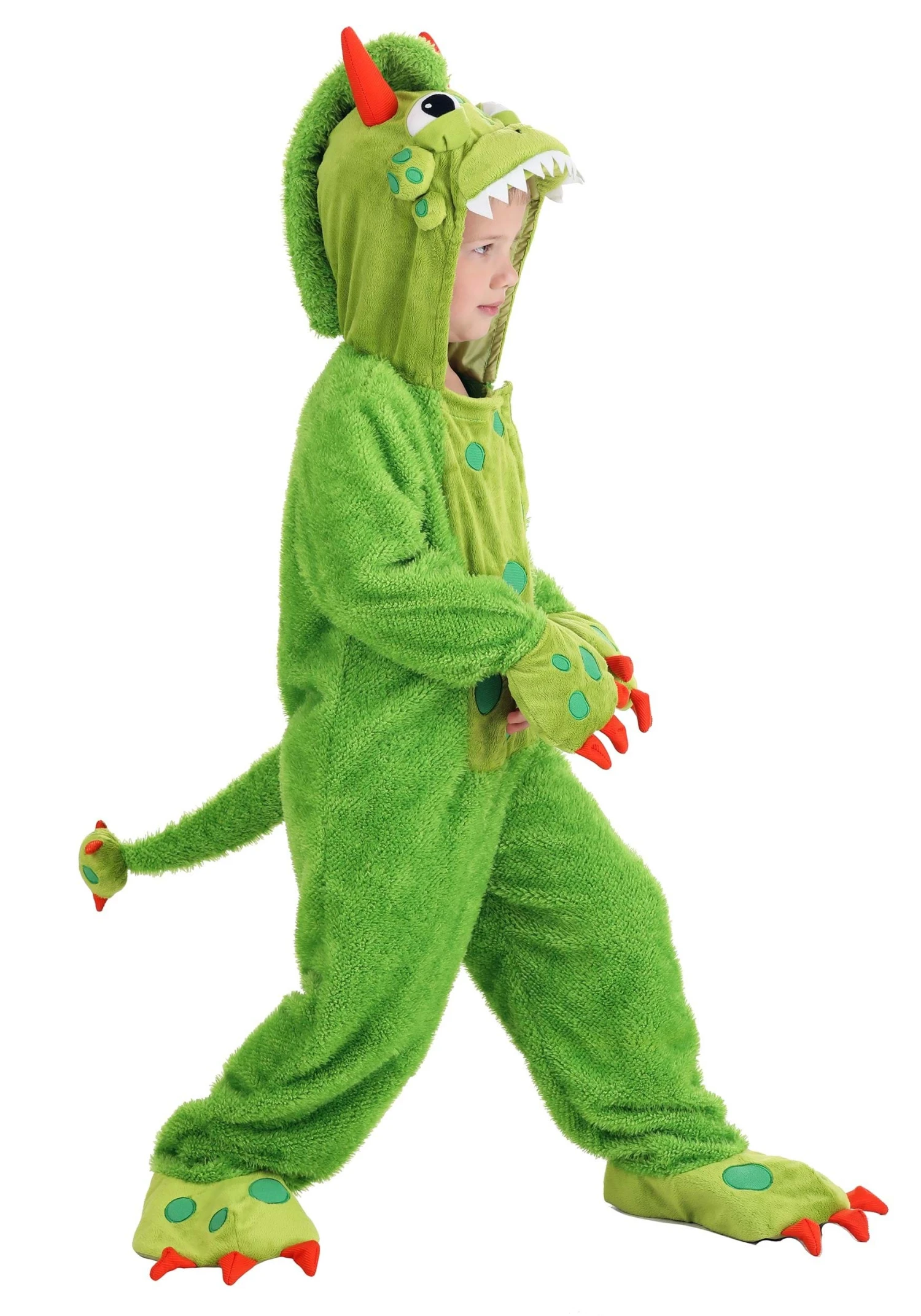 Spotted Green Monster Costume For Toddlers 5 Spotted Green Monster Costume For Toddlers - Image 3