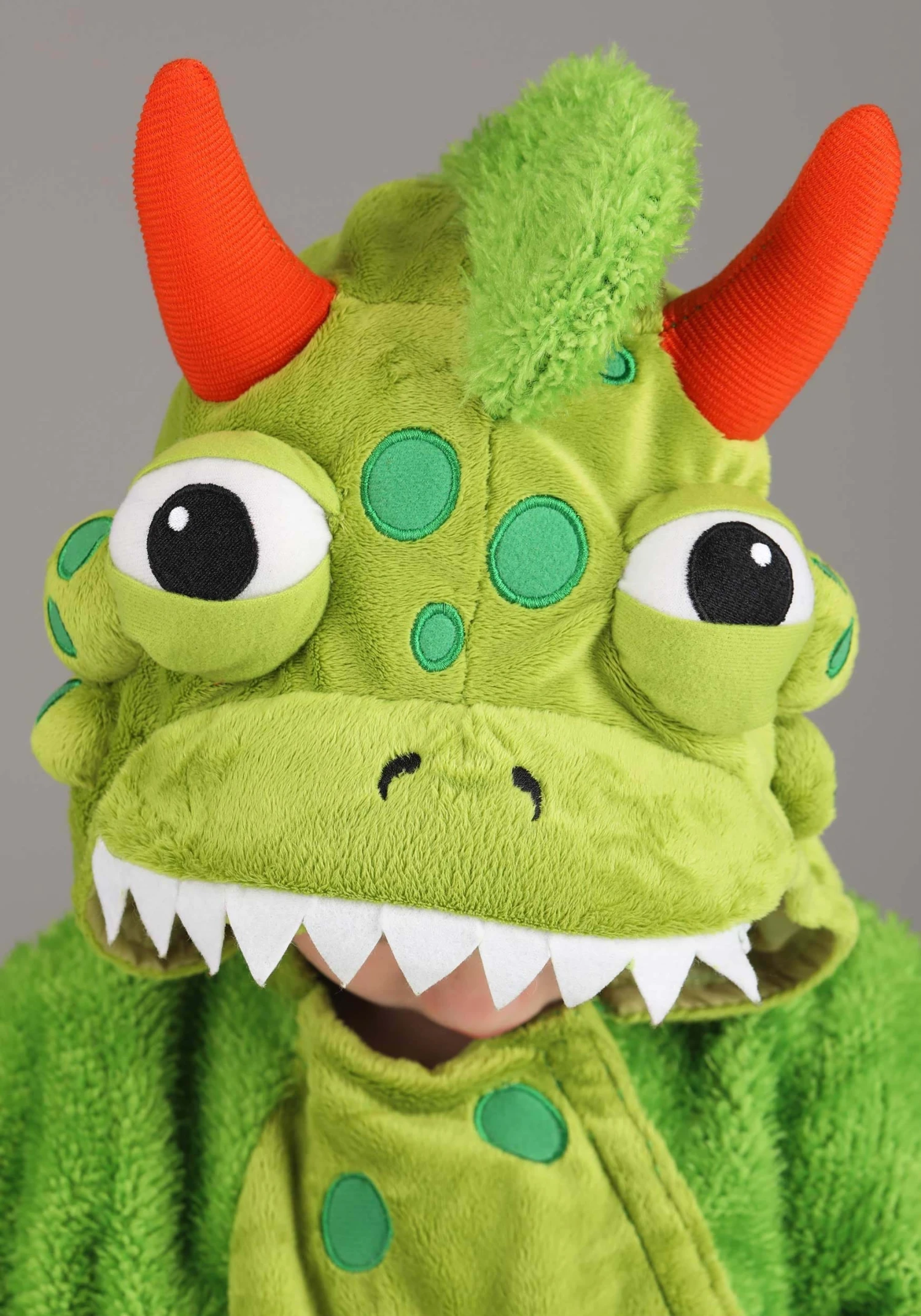 Spotted Green Monster Costume For Toddlers 6 Spotted Green Monster Costume For Toddlers - Image 4