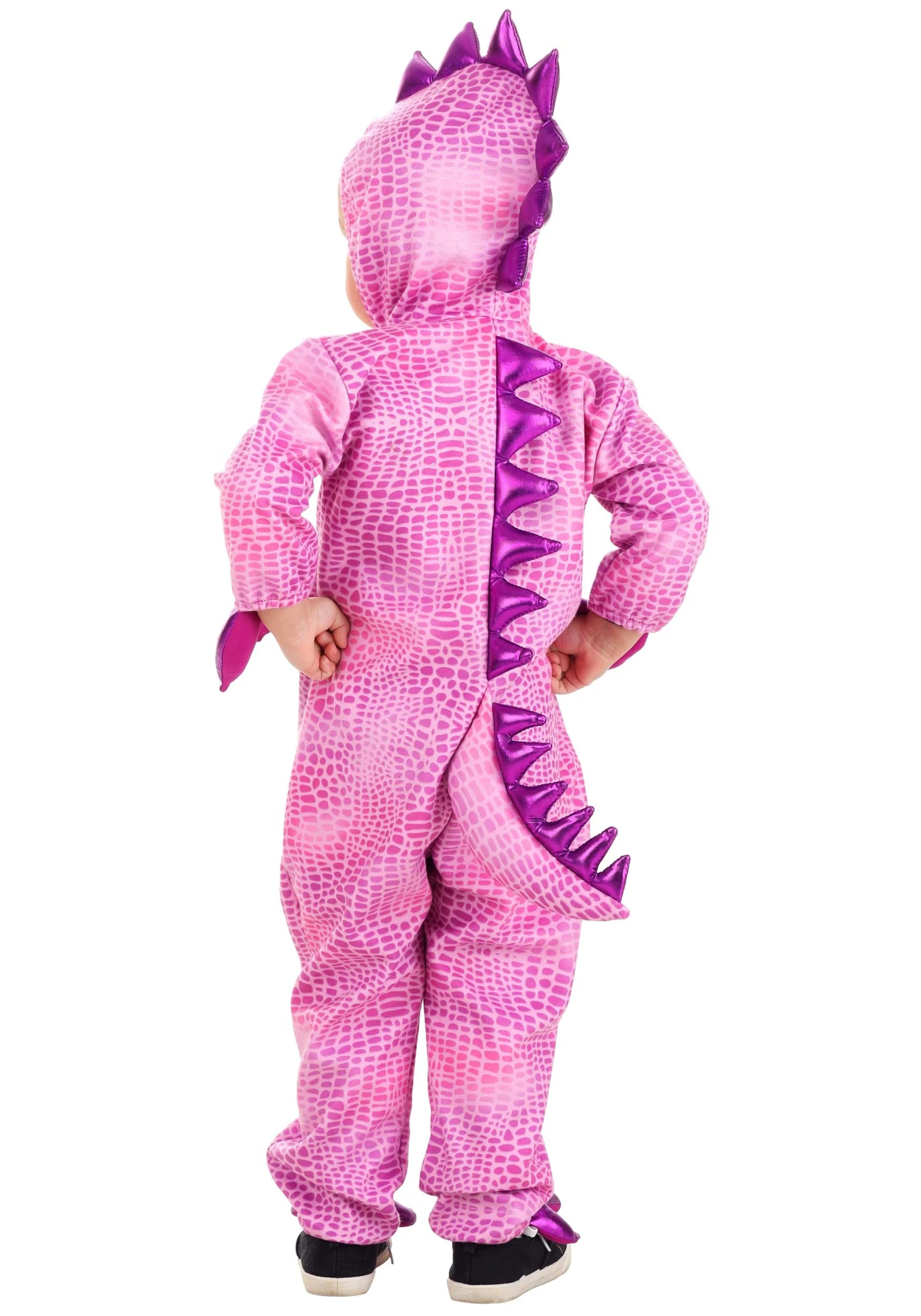 Girl's Terrific T-Rex Dinosaur Toddler Costume 4 Girl's Terrific T-Rex Dinosaur Toddler Costume - Image 2