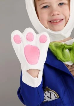 Whimsical White Rabbit Costume For Toddlers 13 Whimsical White Rabbit Costume For Toddlers -Halloween Costumes toddler whimsical white rabbit alt 4