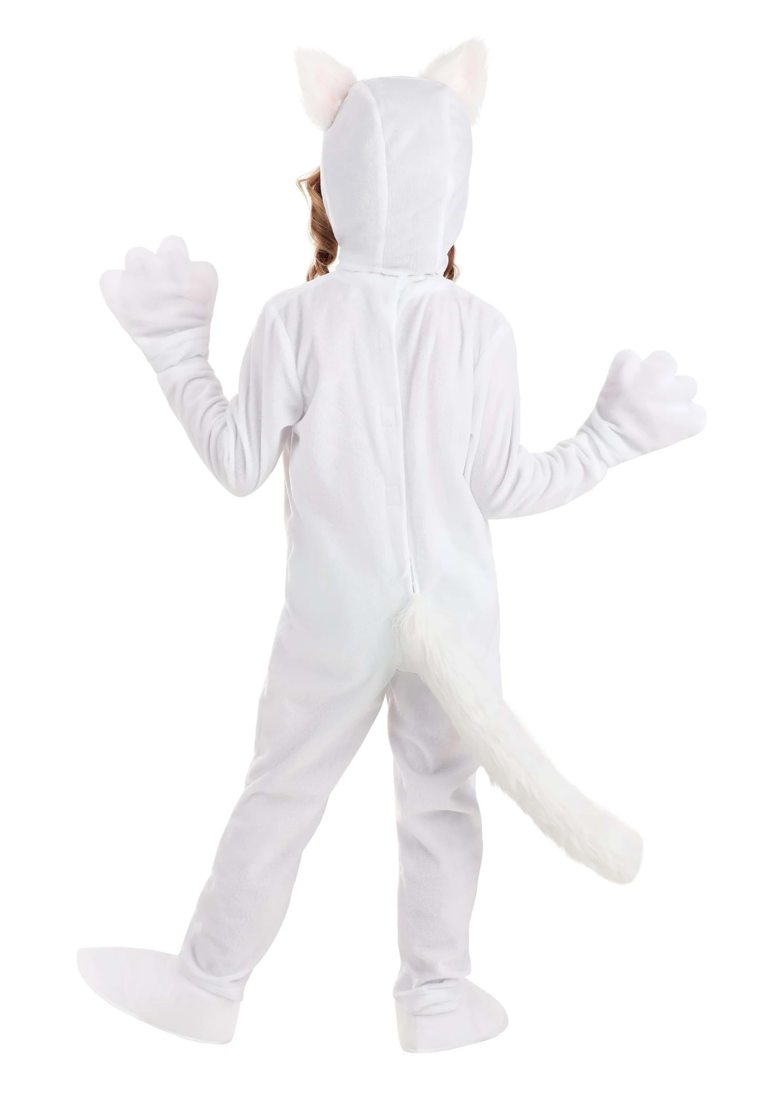 White Cat Costume For Toddlers 4 White Cat Costume For Toddlers - Image 2