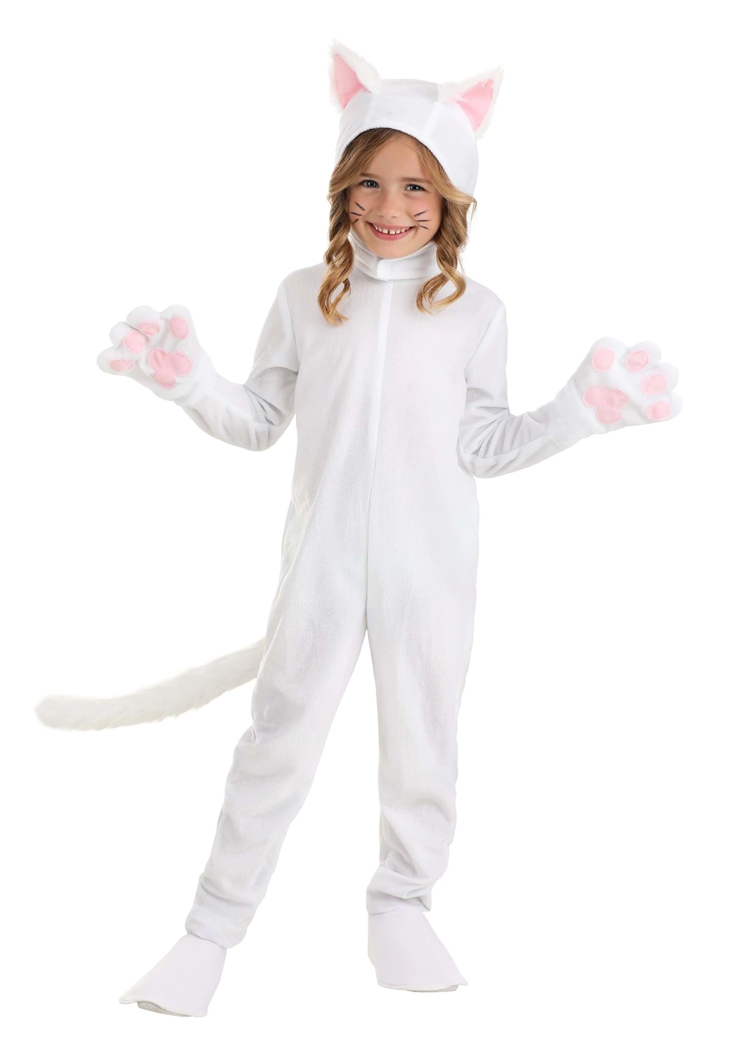 White Cat Costume For Toddlers 3 White Cat Costume For Toddlers