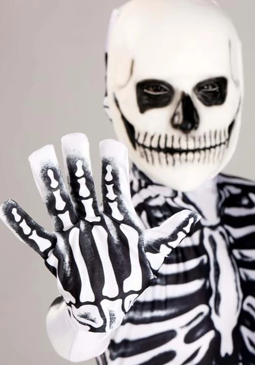 White Skeleton Toddler Costume 7 White Skeleton Toddler Costume - Image 5