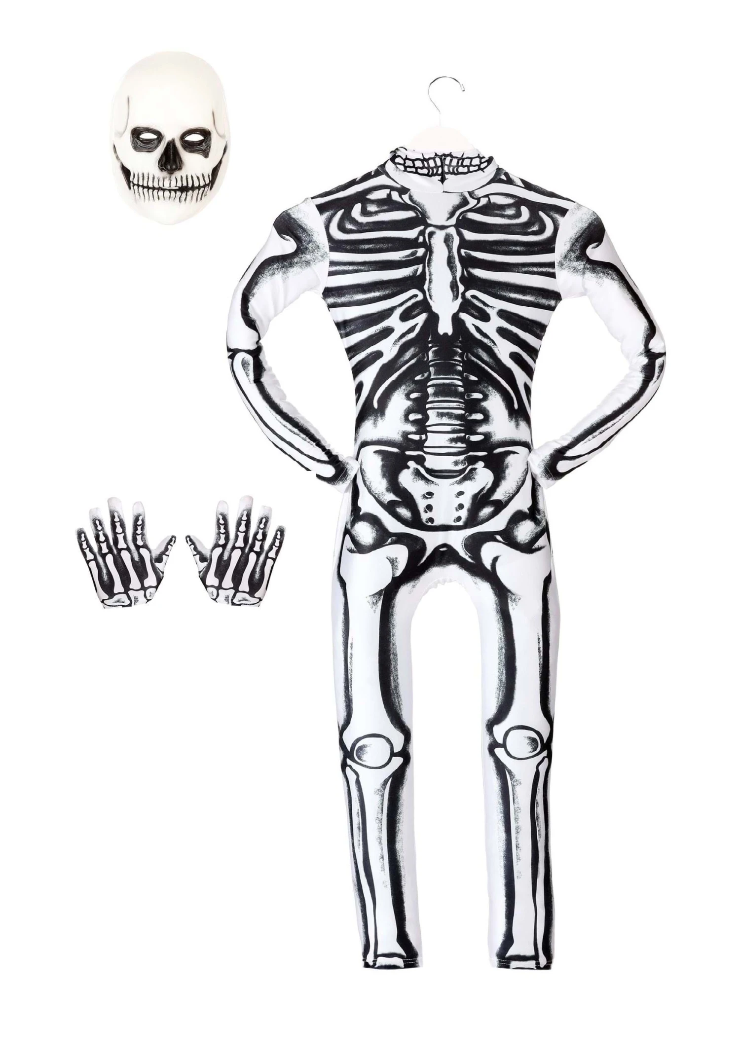 White Skeleton Toddler Costume 9 White Skeleton Toddler Costume - Image 7