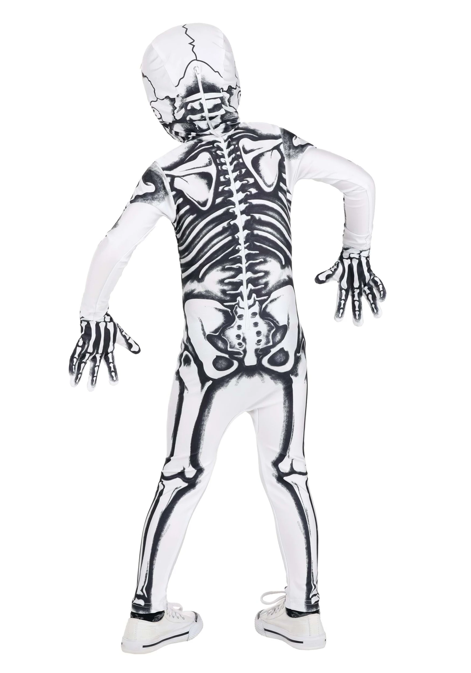 White Skeleton Toddler Costume 4 White Skeleton Toddler Costume - Image 2