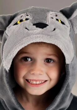 Wolf Jumpsuit Costume For Toddlers 9 Wolf Jumpsuit Costume For Toddlers -Halloween Costumes toddler wolf onesie costume alt 2