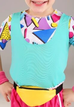 Work It Out 80s Costume For Toddlers 10 Work It Out 80s Costume For Toddlers -Halloween Costumes toddler work it out 80s costume alt 3
