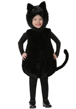 Toddler Bubble Body Black Kitty Costume