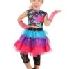 Neon '80s Costume For Toddlers 2 Neon '80s Costume For Toddlers -Halloween Costumes toddlers neon 80s costume