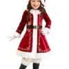 Girl's Toddler Santa Costume Dress 2 Girl's Toddler Santa Costume Dress -Halloween Costumes toddlers santa dress costume