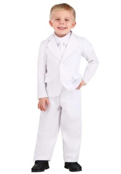 Toddlers White Suit Costume -Halloween Costumes toddlers white suit costume alt 4