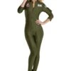 AMSCAN Top Gun 2 Flight Suit Costume For Women -Halloween Costumes top gun 2 womens flight suit costume