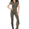 LEG AVENUE Top Gun Jumpsuit Costume For Women 2 LEG AVENUE Top Gun Jumpsuit Costume For Women -Halloween Costumes top gun womens jumpsuit