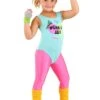 Totally 80s Workout Costume For Toddlers