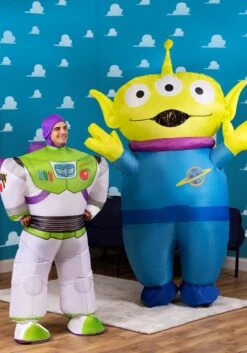 Disguise Disney Toy Story Alien Inflatable Adult Costume For Adults 15 Disguise Disney Toy Story Alien Inflatable Adult Costume For Adults -Halloween Costumes toy story adult alien inflatable costume alt 1