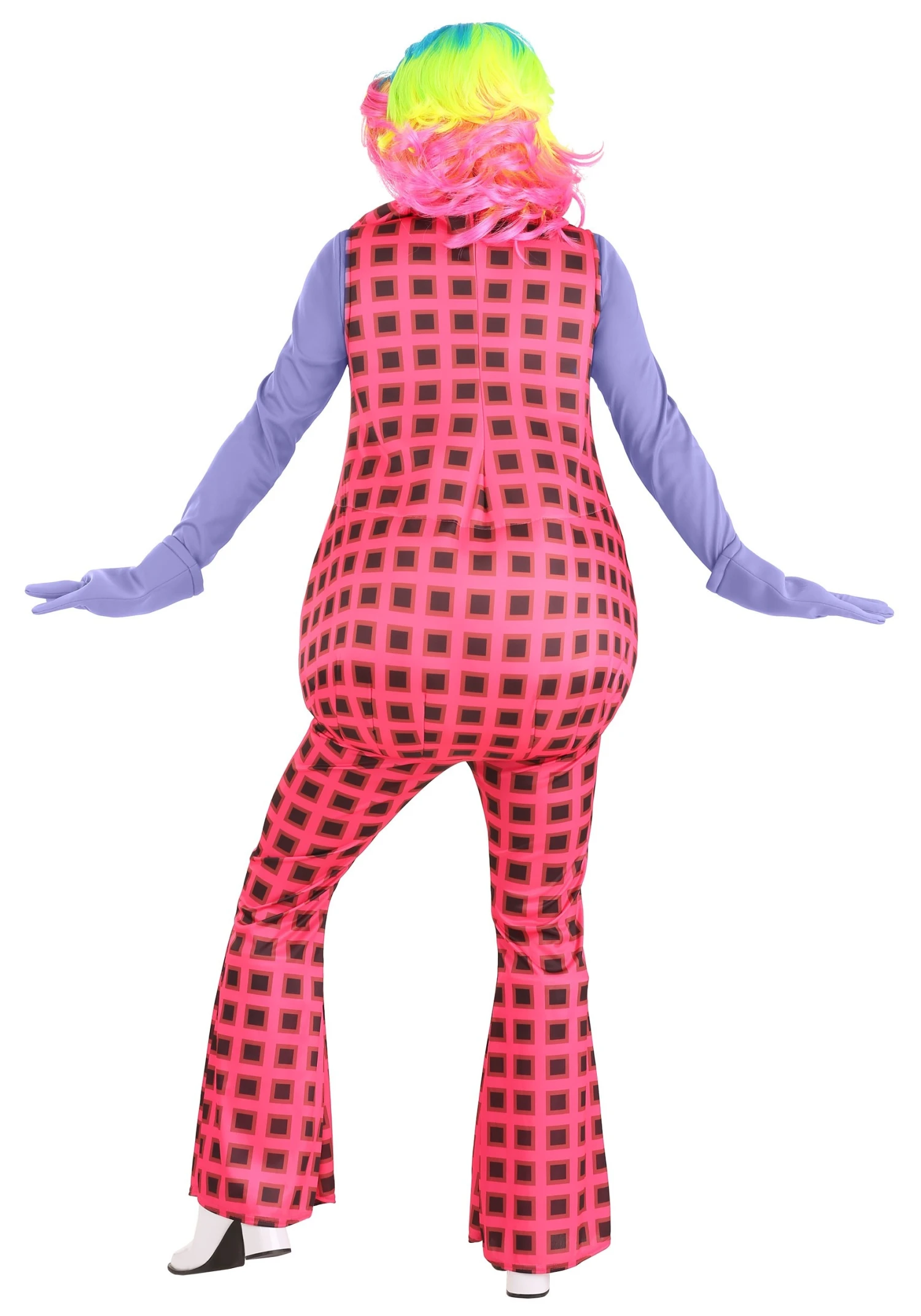 Women's Trolls Lady Glitter Sparkles Costume 5 Women's Trolls Lady Glitter Sparkles Costume - Image 3