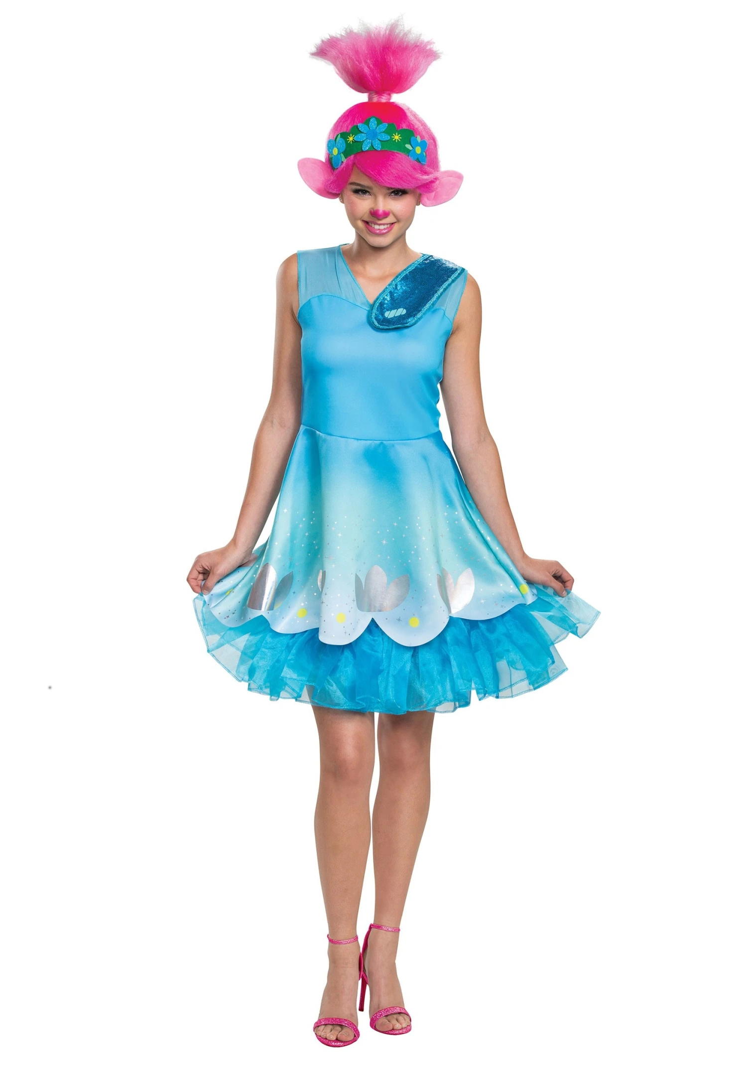 Disguise Poppy Trolls World Tour Women's Costume 3 Disguise Poppy Trolls World Tour Women's Costume