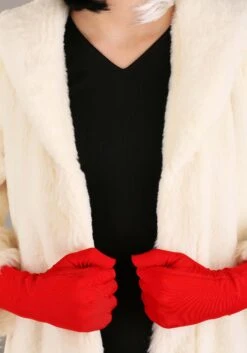 Cruella De Vil Coat Costume For Teens From Disney's 101 Dalmatians 29 Cruella De Vil Coat Costume For Teens From Disney's 101 Dalmatians -Halloween Costumes tween cruella de vil costume alt 12
