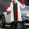 Cruella De Vil Coat Costume For Teens From Disney's 101 Dalmatians 1 Cruella De Vil Coat Costume For Teens From Disney's 101 Dalmatians -Halloween Costumes tween disney cruella de vil costume 2