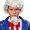 Uncle Sam Wig & Beard Kit 1 Uncle Sam Wig & Beard Kit -Halloween Costumes uncle sam wig and beard kit