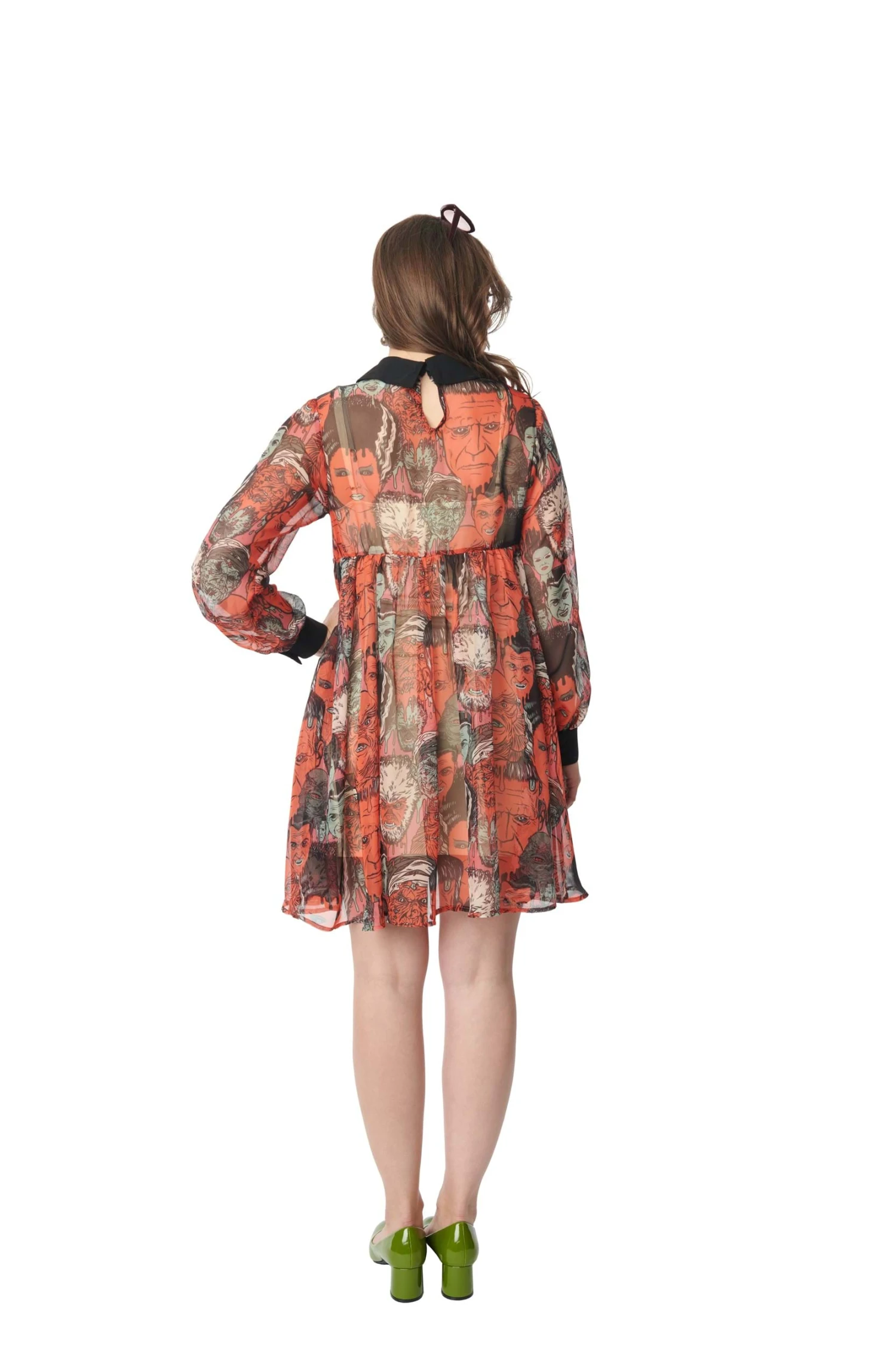 Unique Vintage Universal Monsters Tie Dress For Women 4 Unique Vintage Universal Monsters Tie Dress For Women - Image 2