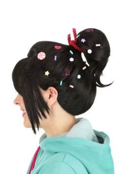 Disney Wreck It Ralph Vanellope Wig For Women 8 Disney Wreck It Ralph Vanellope Wig For Women -Halloween Costumes vanellope wreck it ralph wig alt 2