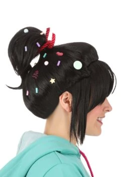 Disney Wreck It Ralph Vanellope Wig For Women 9 Disney Wreck It Ralph Vanellope Wig For Women -Halloween Costumes vanellope wreck it ralph wig alt 3
