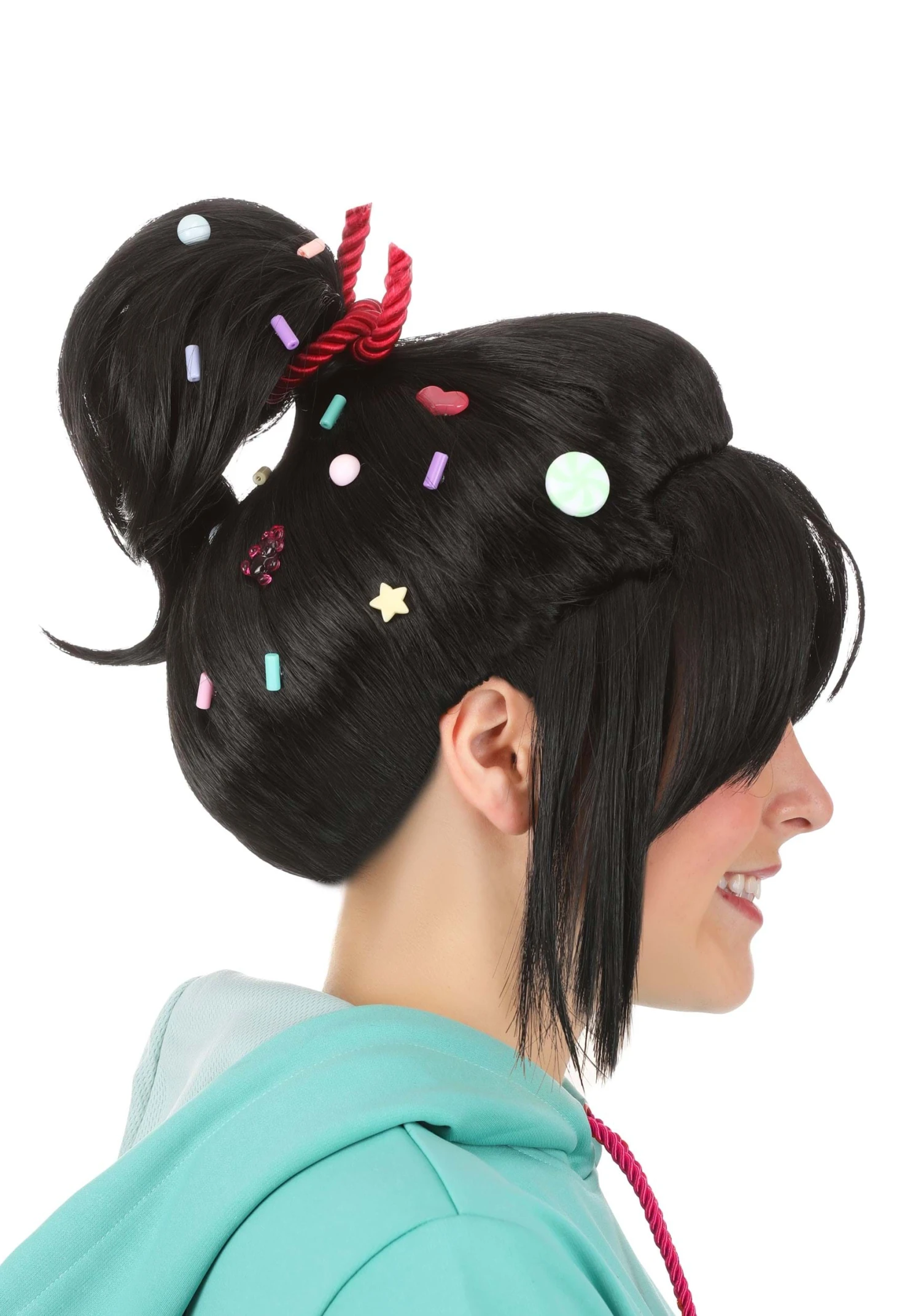 Disney Wreck It Ralph Vanellope Wig For Women 6 Disney Wreck It Ralph Vanellope Wig For Women - Image 4