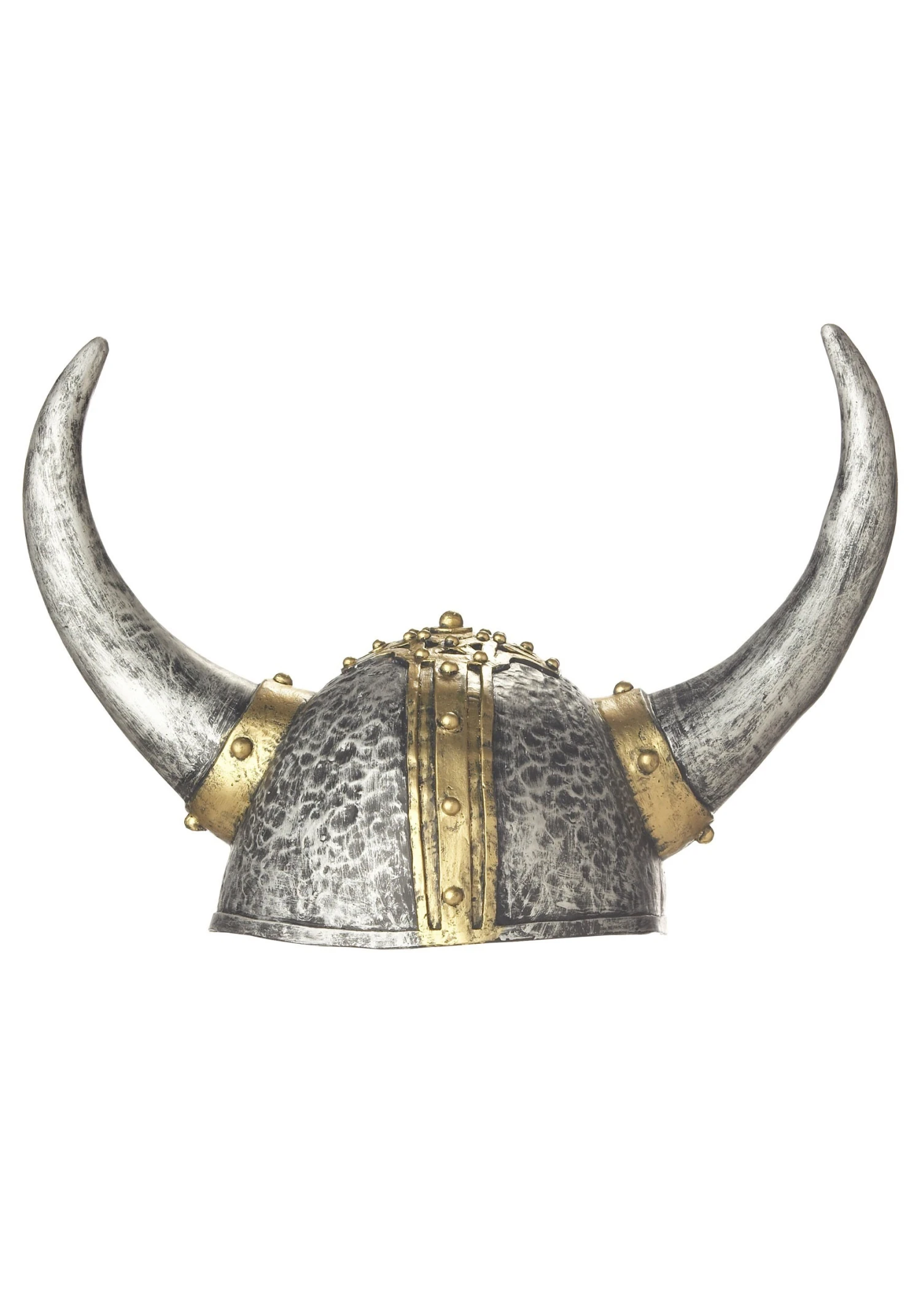 Silver And Gold Colored Viking Costume Helmet For Adults 3 Silver And Gold Colored Viking Costume Helmet For Adults