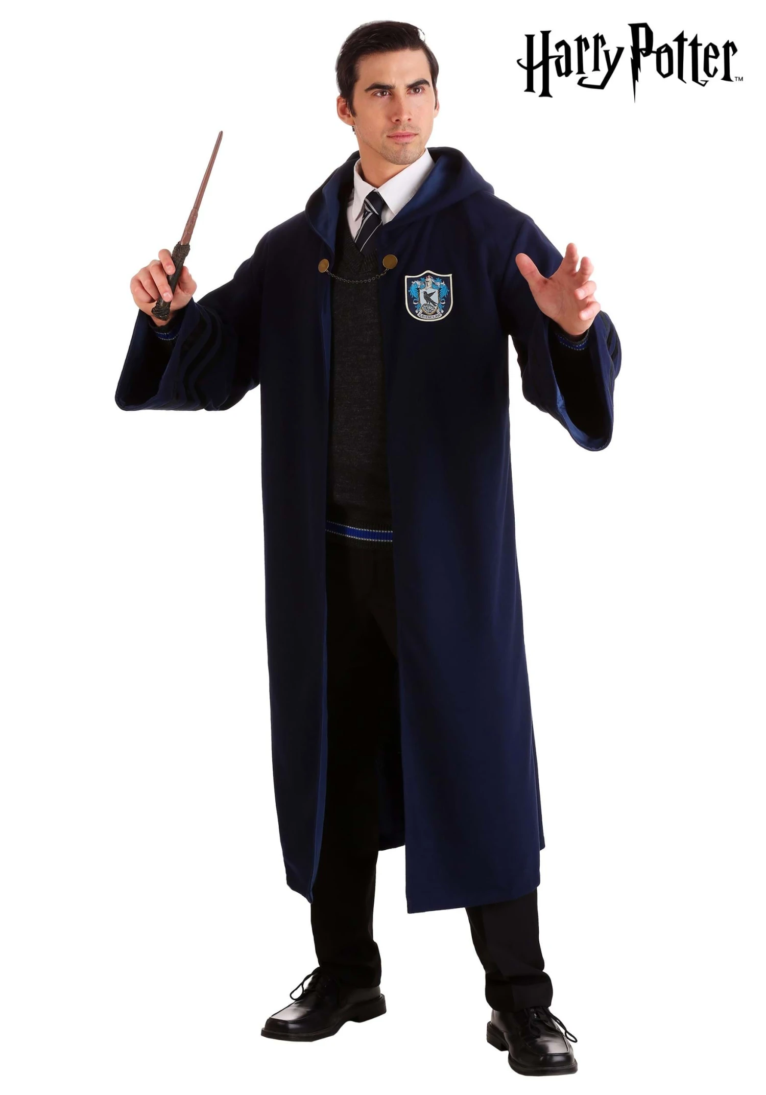 Adult's Vintage Harry Potter Hogwarts Ravenclaw Robe 3 Adult's Vintage Harry Potter Hogwarts Ravenclaw Robe