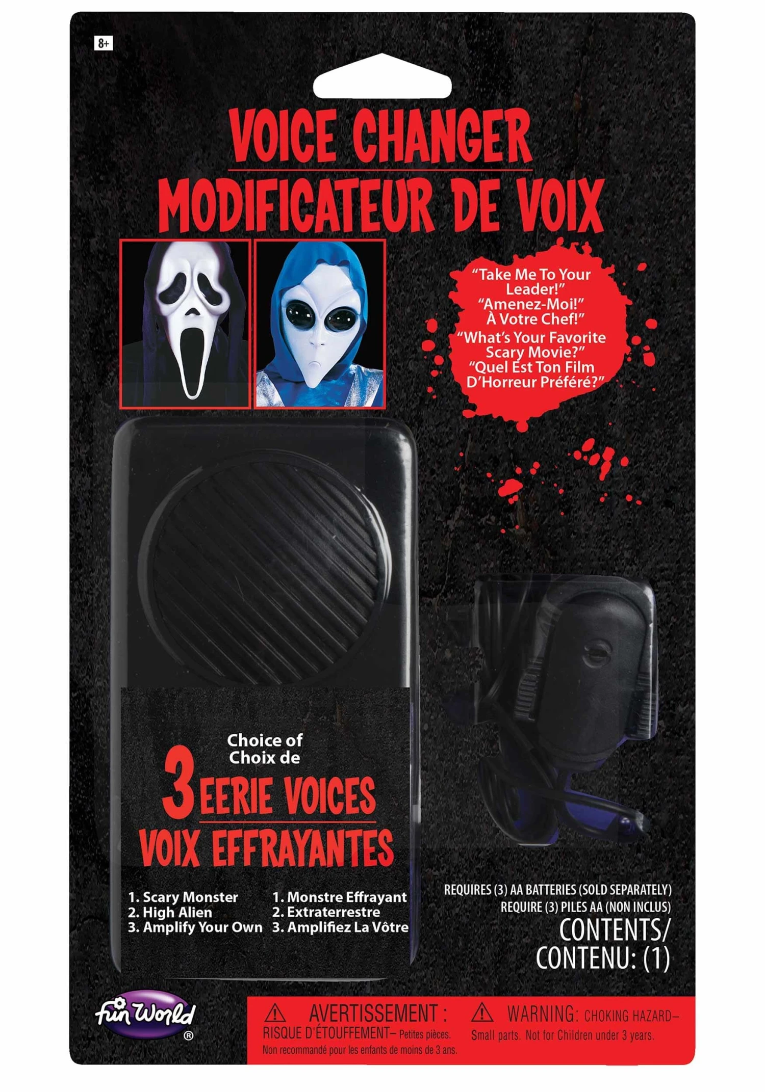 Fun World Voice Modifier Device Costume Accessory 3 Fun World Voice Modifier Device Costume Accessory