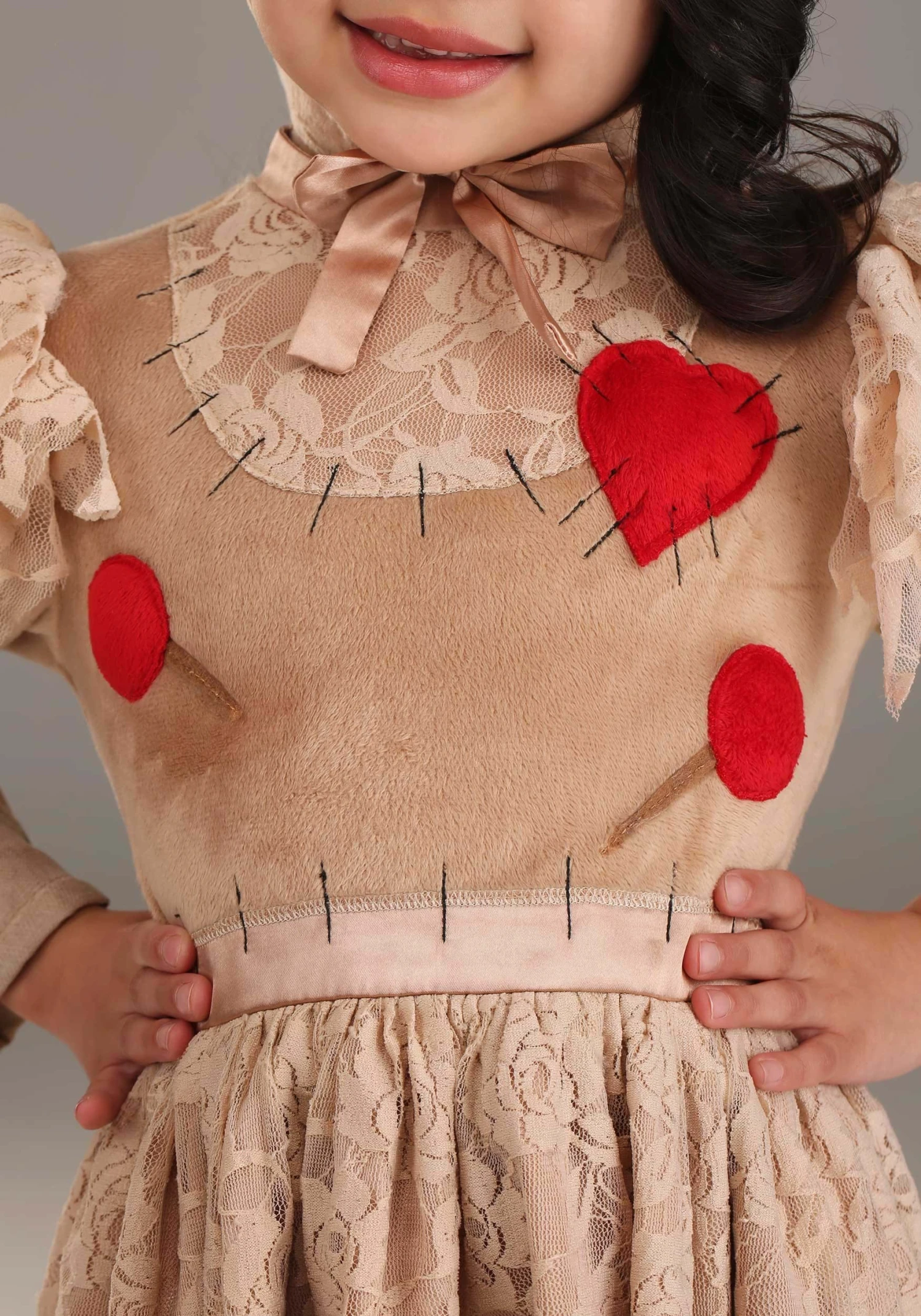 Voodoo Doll Dress Toddler Costume 6 Voodoo Doll Dress Toddler Costume - Image 4