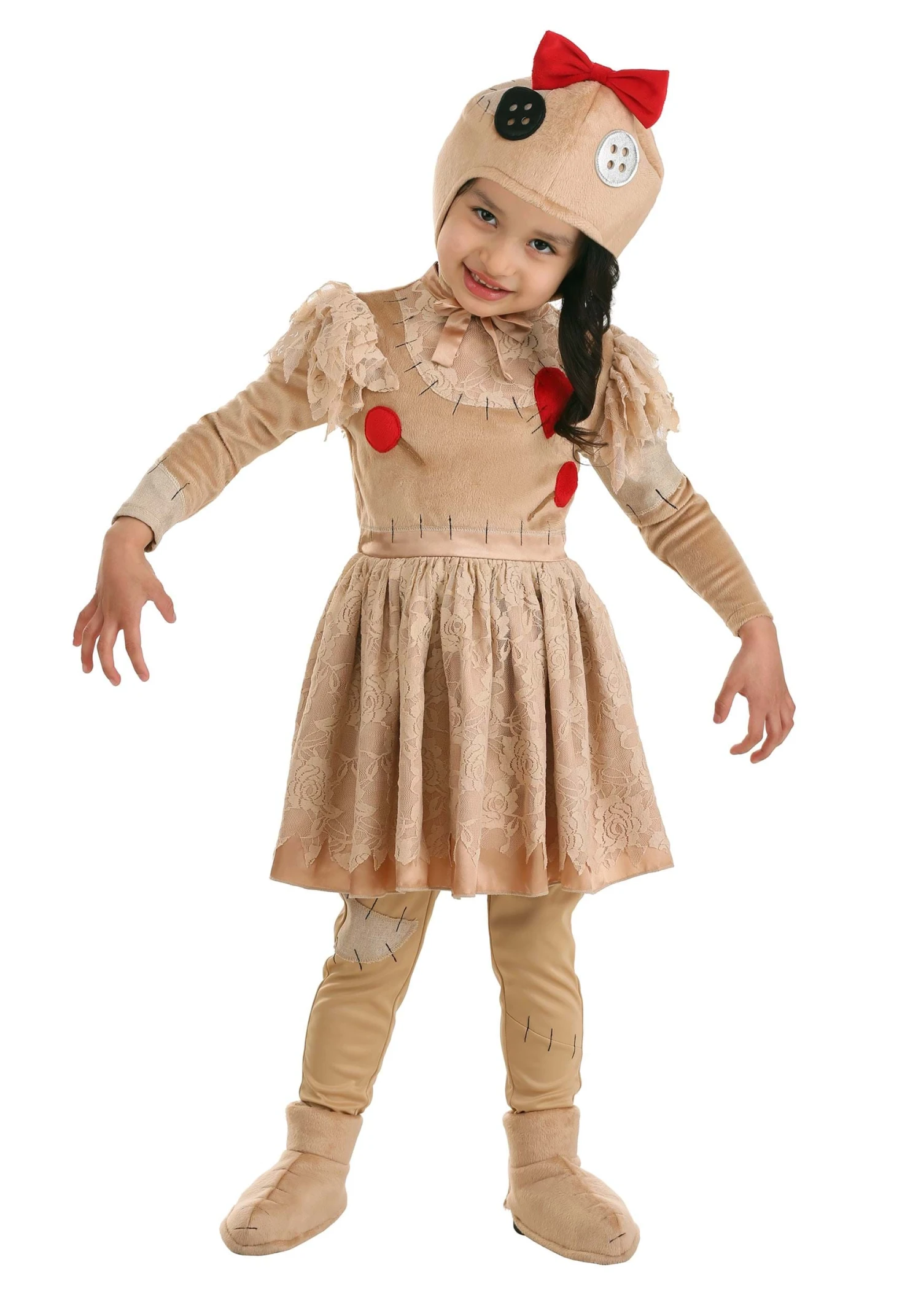 Voodoo Doll Dress Toddler Costume 3 Voodoo Doll Dress Toddler Costume