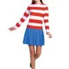 Disguise Classic Where's Waldo Wenda Adult Costume 1 Disguise Classic Where's Waldo Wenda Adult Costume -Halloween Costumes wheres waldo adult classic wenda costume