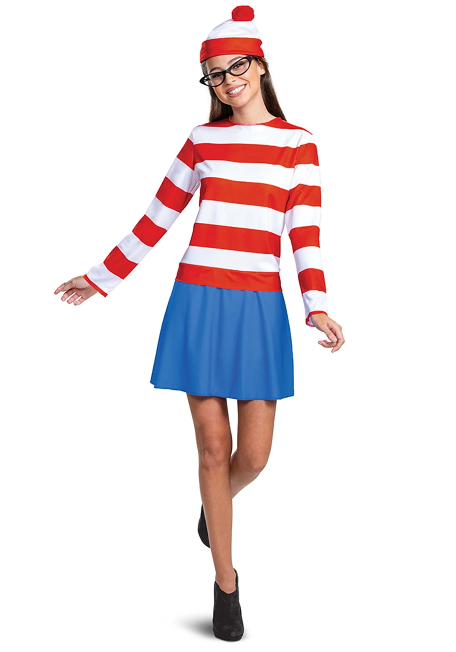 Disguise Classic Where's Waldo Wenda Adult Costume 3 Disguise Classic Where's Waldo Wenda Adult Costume