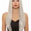 Dreamgirl Women's Long Straight Gray/White Mix Costume Wig 1 Dreamgirl Women's Long Straight Gray/White Mix Costume Wig -Halloween Costumes white mix wig