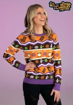 Willy Wonka Ugly Sweater For Adults
