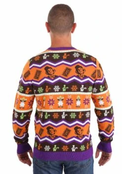 Willy Wonka Ugly Sweater For Adults -Halloween Costumes willy wonka ugly sweater alt 5