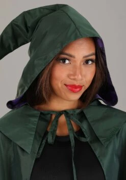 Hocus Pocus Winifred Sanderson Hooded Capelet -Halloween Costumes winifred sanderson hooded capelet alt 3