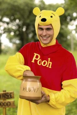 Adult Winnie The Pooh Deluxe Costume -Halloween Costumes winnie the pooh deluxe adult costume alt 8