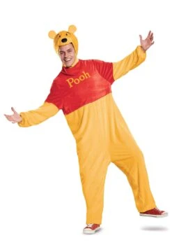 Adult Winnie The Pooh Deluxe Plus Size Costume 23 Adult Winnie The Pooh Deluxe Plus Size Costume -Halloween Costumes winnie the pooh deluxe adult plus costume alt 9