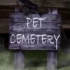 Witch Way Pet Cemetery Sign Halloween Decoration